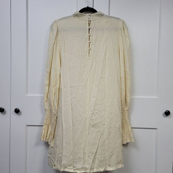 Free People Nwot Vienna crochet trim mini dress, medium - Picture 6 of 11